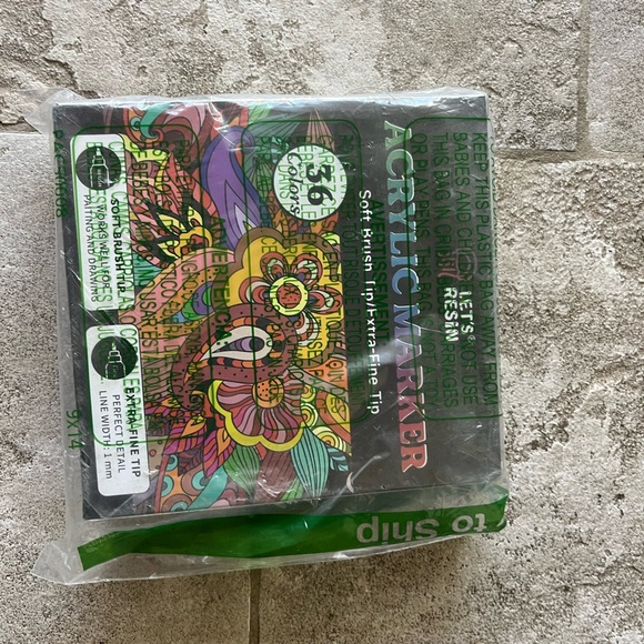 Aclrylic marker soft brush 36 color - Picture 3 of 3